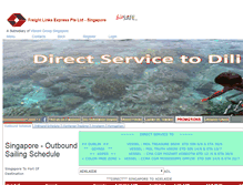 Tablet Screenshot of freightlinks.com.sg